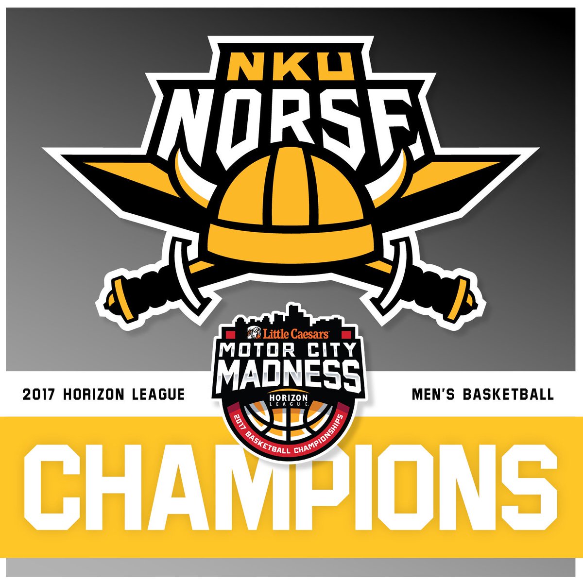 Hey <a href="/NKUNorseMBB/">NKU Men's Basketball 🏀</a> , PUT. ON. YOUR. DANCING. SHOES! #CinderellaDressedinYellow #NorseUp #WeMadeIt 💛🏀🎉