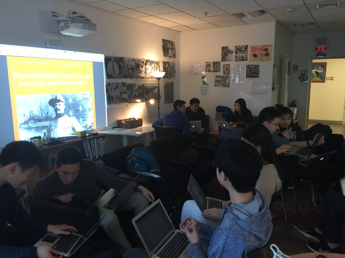 Class debate on US imperialism in IB History. #learnisb