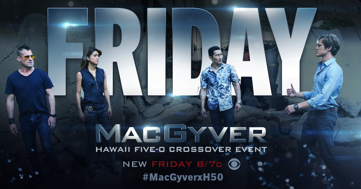 Here's a preview of next week's crossover episode with Hawaii Five-0!
#MacGyver #MacGyverxH50