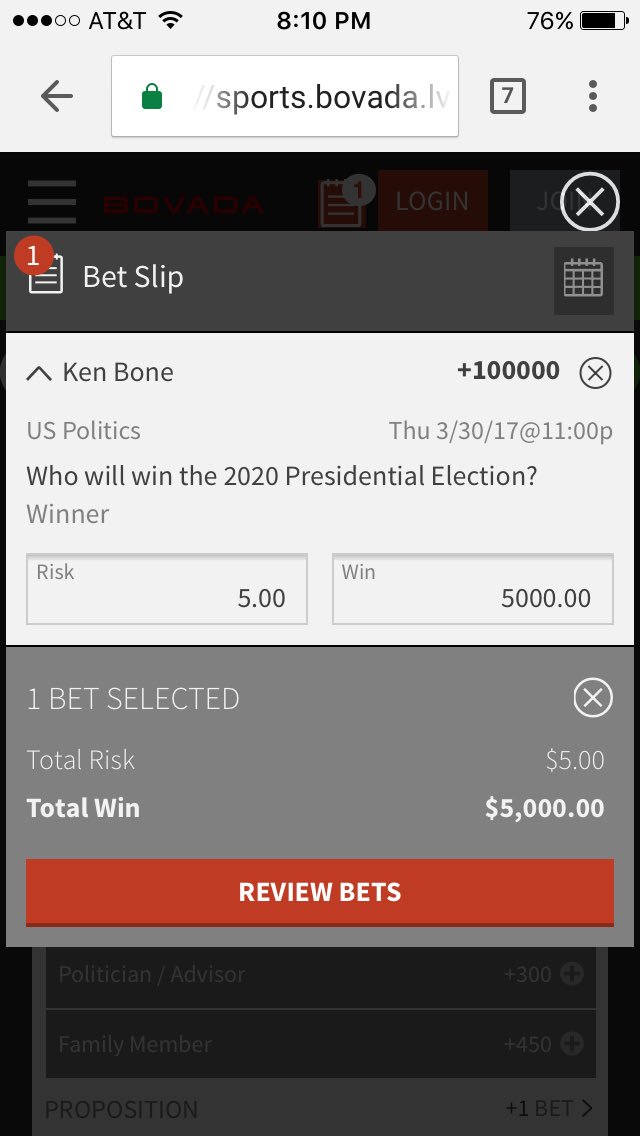 ckovach22's tweet photo. Free money. #Bone2020 @ClayTravis @kenbone18 https://t.co/Y0a32C8sHe