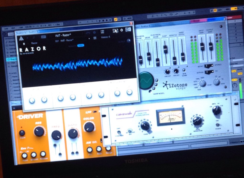 Working on my first song with <a href="/Komplete/">Komplete</a> <a href="/iZotopeInc/">iZotope</a> &amp; <a href="/CakewalkInc/">Cakewalk</a> tools 🎵 #housemusic #indie #electronic