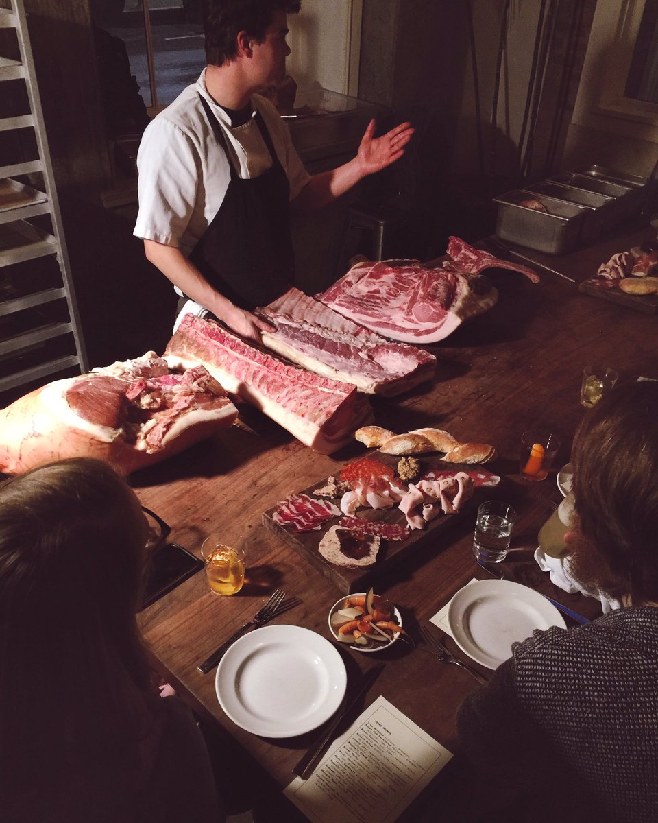 TrouNormandSF's tweet photo. A shot from our Butchery 101 class last night! Thanks to everyone who attended.  We will be having another class soon - so stay tuned! https://t.co/pyVxDxFo4O