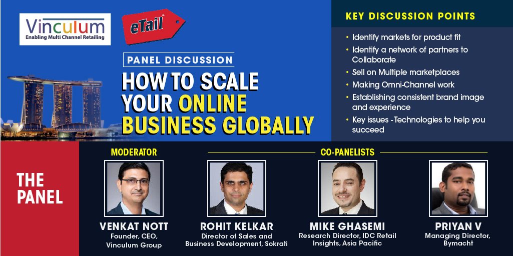 Vin_Omnichannel's tweet image. We're going live! @GhasemiMike, @sokrati, @priyanhere on our panel  @eTail_Asia. Visit booth 8 &amp;amp; lets discuss #ecommerce #O2Otransformation
