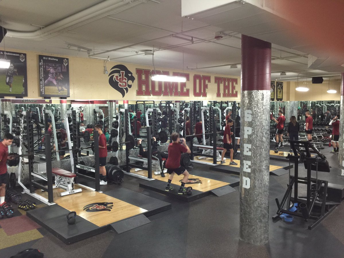 JSerra off-season soccer workouts started today. Get after it boys.
