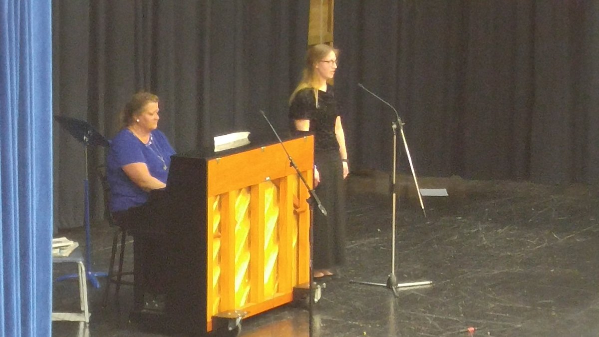 andym1952's tweet photo. Vocal solos at PRHS concert from E Cole, A McCarter, C Hodges and A Hornbostel @USD449 well done ladies! https://t.co/7dWEiHdye3