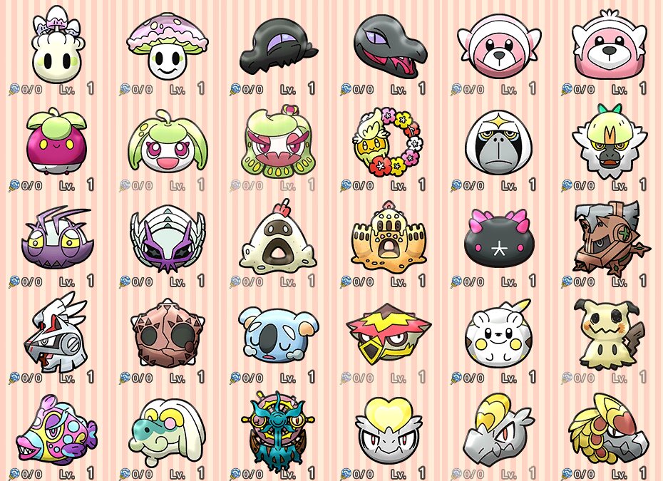Novos Sprites de Pokémon de Alola no Shuffle + Novas Cartas de TCG