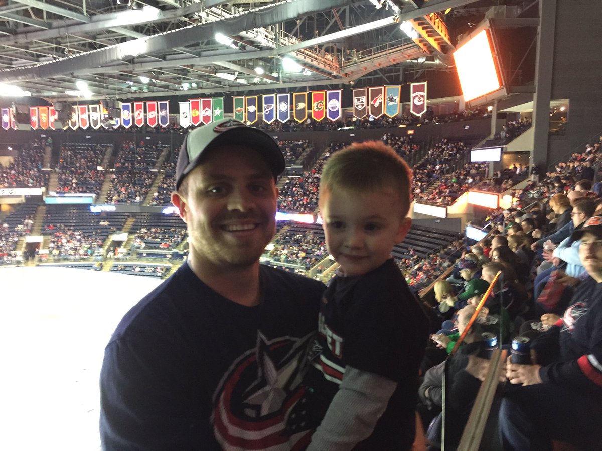 immjg444's tweet image. Thanks for the win @BlueJacketsNHL !! My 3-year-old loved his first game! #cbj #90points