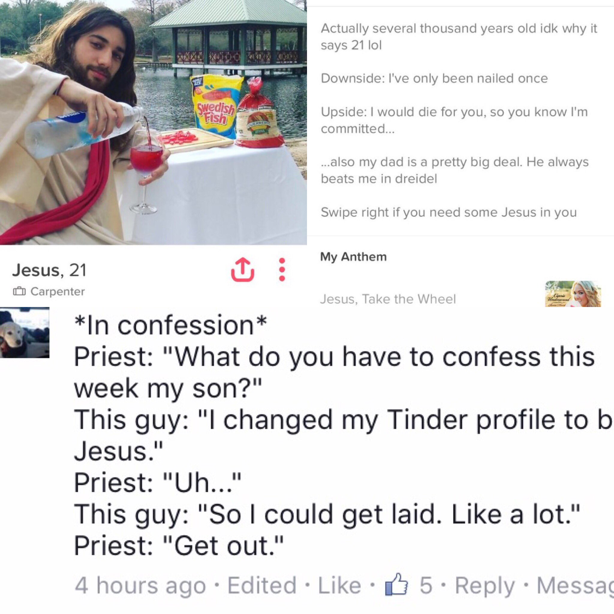 Tinder jesus We Found