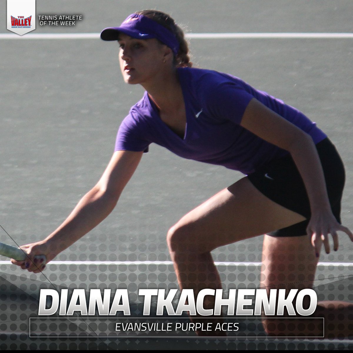 #MVCTennis Athletes of the Week:

Vinny Gillespie <a href="/Drake_MTEN/">Drake Men's Tennis</a>

Diana Tkachenko <a href="/UEAthleticsWTEN/">Evansville WTennis</a>

mvc-sports.org/2lW5kDn