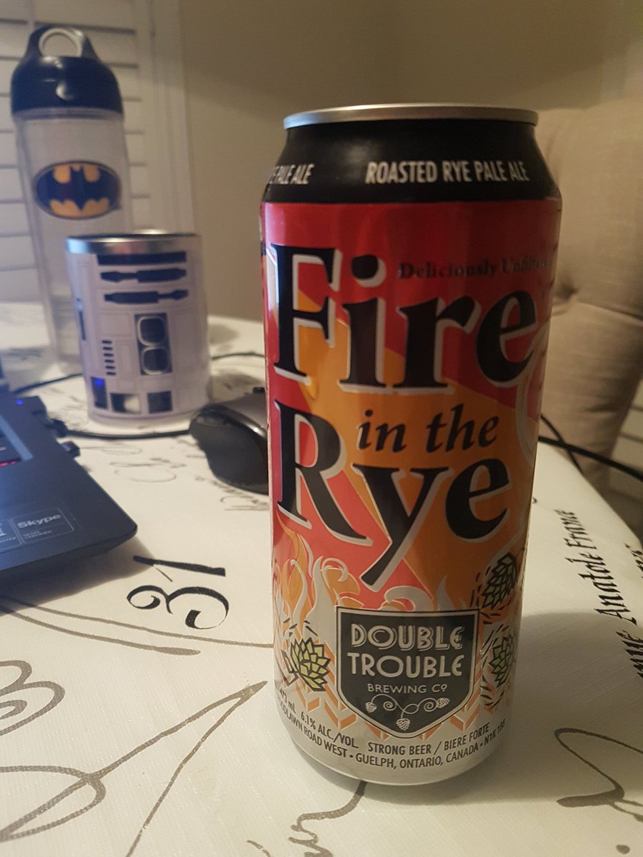 GOATDistrict's tweet photo. After a loooong day, finally get to sit down with my friend Fire in the Rye by @DTBrewing #delishhh #TopBrewsTues https://t.co/TcyyPOMy5w