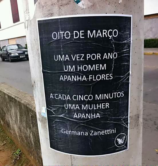 Pesado, mas real. Por isso estaremos ocupando as ruas neste dia! #8M