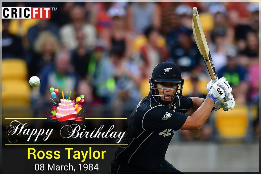 Cricfit Wishes Ross Taylor a Very Happy Birthday! 