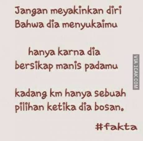 uum_balkend6's tweet photo. Jgn menyakinkan diri bhw dia menyukaimu, hnya krn dia bersikp manis padamu, kadng km hnya sbuah pilihan ketika dia bosan https://t.co/FfFNmiK7hB
