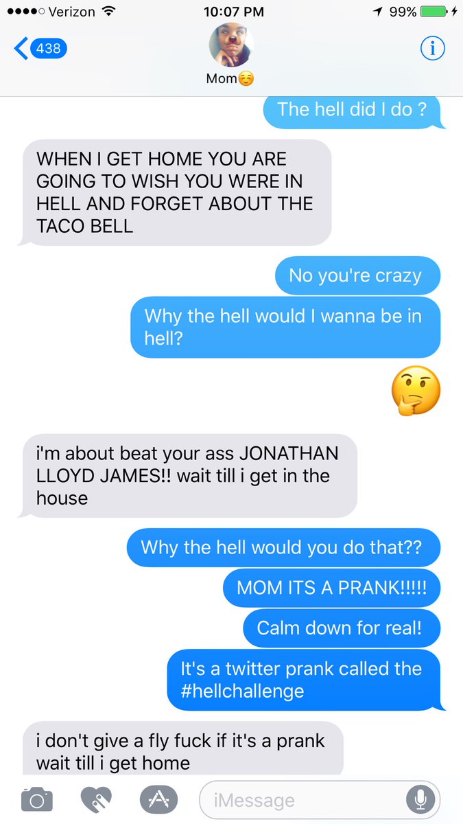 jonaxjames's tweet photo. I hung up on my mom 😬😬 #hellchallenge https://t.co/O8U8qIxgGZ