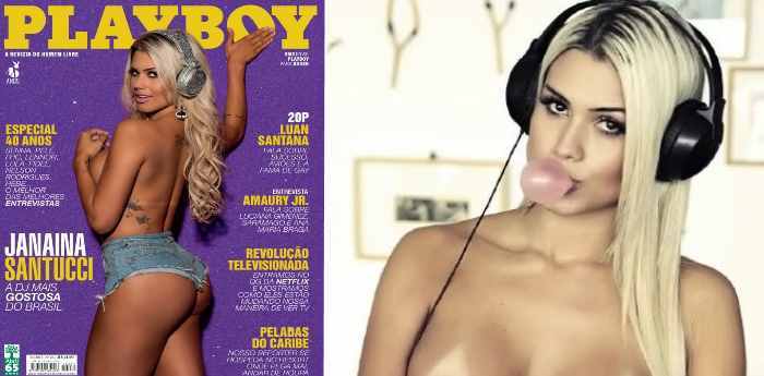 anonpublico's tweet photo. Janaina Santucci, una DJ brasileña sin inhibiciones, al desnudo para Playboy https://t.co/jQvohRBFbj https://t.co/ZMUQJAGdMn