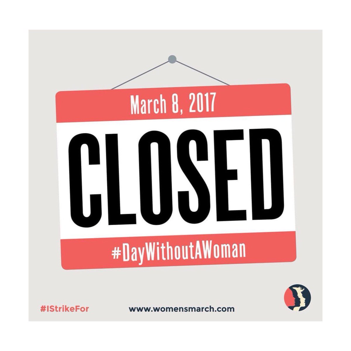 keeshadfox's tweet photo. In observance of International Women’s Day “A Day Without a Woman,” there won’t be any post today #internationalwomensday #adaywithoutawoman https://t.co/9JTm26wFgi