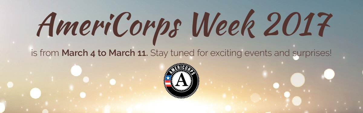 ACAlumsDC's tweet photo. Happy AmeriCorps Week! Submit a DC AmeriCorps Alums spotlight: https://t.co/t5pN4vvMhp https://t.co/w5ekt7uOFD