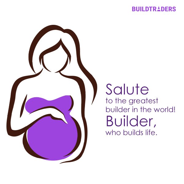 BuildTraders's tweet photo. She builds life. She builds the world. @BuildTraders  salutes the greatest builder in the world. #Internationwomensday #womensday https://t.co/h96YGY8on9