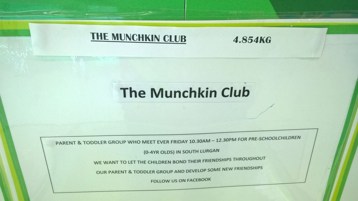 NEW asda community board has arrived kids will love it !!! Tokens weighed and added at at of March ...keep voting