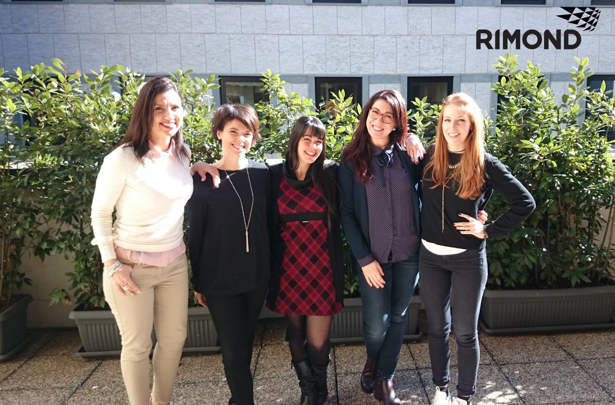 RIMOND_Group's tweet photo. RIMOND is celebrating #InternationalWomensDay too!
Here in the photo some of our collegues at @Rimond_Italy office in Milan.
#8marzo https://t.co/HmhpgEHx27