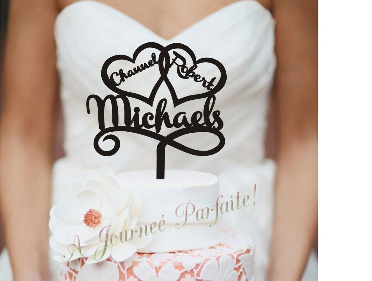 AJourneeParfait's tweet photo. First and Last Name Wedding Cake Topper - Personalized wit… https://t.co/cE0MuqsF4S #scripttopper #AcrylicCakeTopper https://t.co/LGrY7W3coX