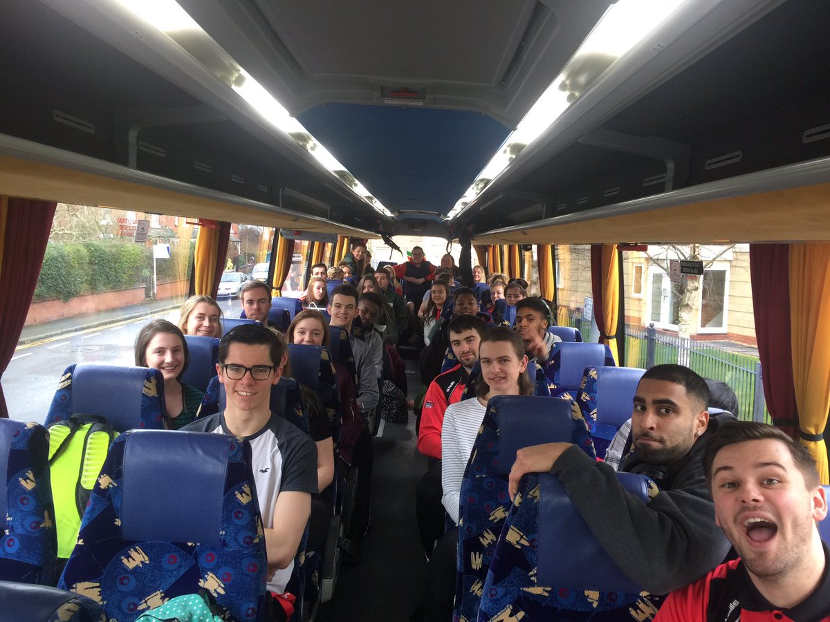 On way to #bucs finals with <a href="/WaterpoloUOC/">Chester Polo Limbs x</a> women and <a href="/UocBasketball/">University of Chester Men’s Basketball</a> men🙌🙌 #ComeOnChester!