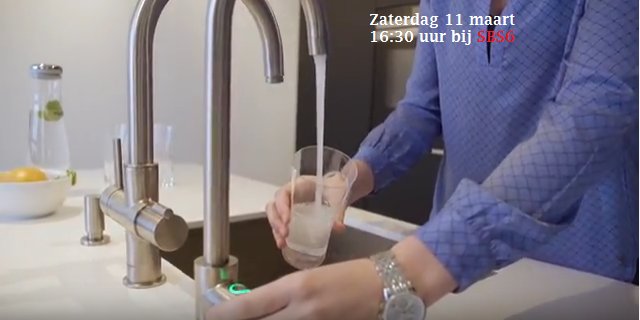 #Tapwater direct uit de kraan! @Grohe_NL maakt het mogelijk en #plastic flessen zijn niet meer nodig. Zat. om 15.30 bij <a href="/SBS6/">SBS6</a> 
#milieu #mvo