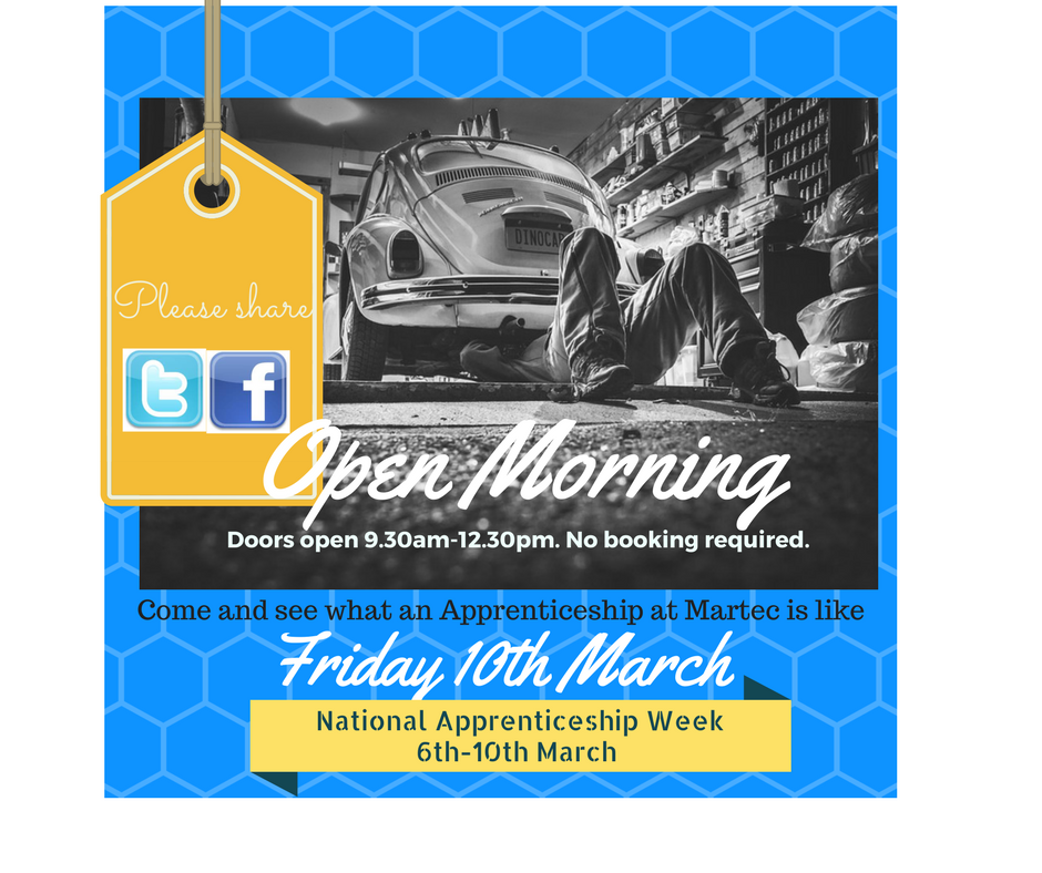 MartecTraining's tweet photo. If you are a #student thinking of an #apprenticeship come to our Have A Go' morning on friday #school #college https://t.co/NcNwaHkG9y
