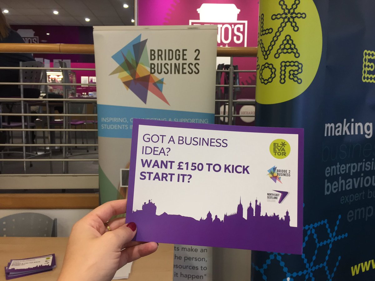 ElevatorUK's tweet image. It&apos;s Be Your Own Boss day at @NESCollege come to see us and hear from local entrepreneurs from 10am-4pm @bridge2business