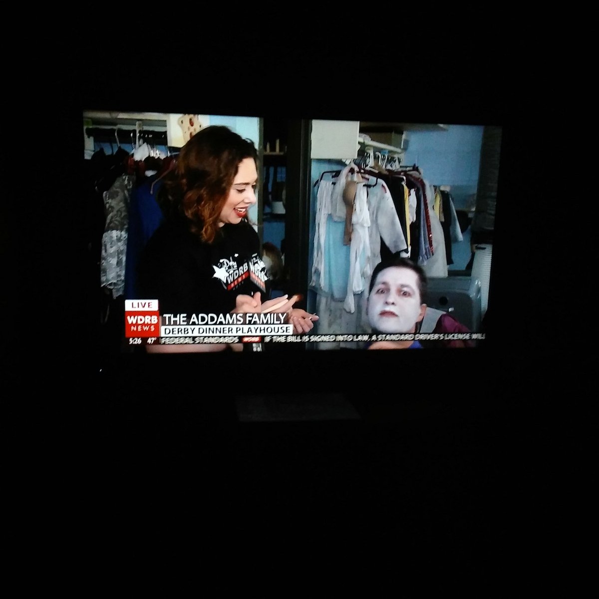 skippyjif's tweet photo. Waking up the right way. ❤❤💀#addamsfamily @DerbyDinner https://t.co/qa1tuPev2j