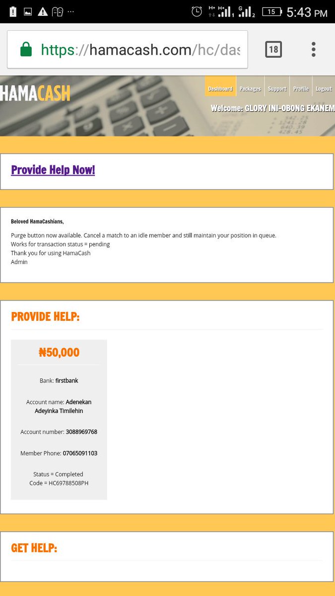 gispynem's tweet photo. @hamacashsuport 
I'm Glory i paid 50k to 10 people since monday but yet to be paid till now.
Email: gloring86@yahoo.com
Phone: 09096601413 https://t.co/fz1k2VUhRE