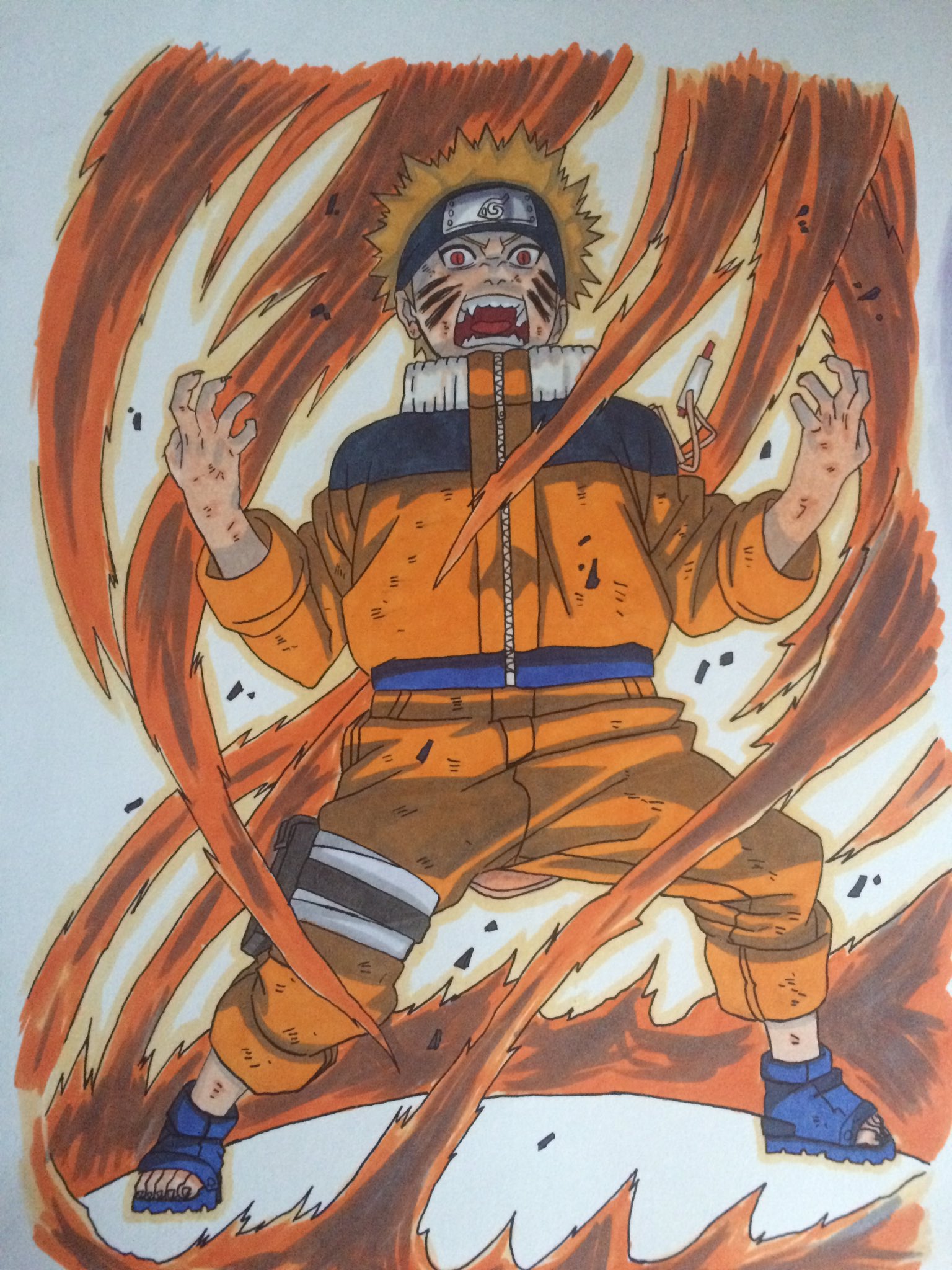 へい Naruto26巻と27巻の表紙描きました ナルトとサスケ 模写 Naruto T Co Zt6wm3kx7t Twitter