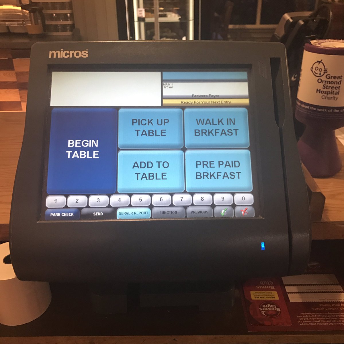 Loving the new updated till screen, it's so much easier to put breakfast sales through <a href="/WeAreSUGM/">WeAreSUGM</a> <a href="/WHRtechrefresh/">Technology Refresh</a>