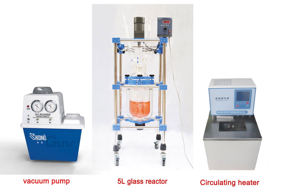 Glassreactor8's tweet photo. ROCTEC Double layer #glass #reactor, Jacket glass reactor system volume: 1L-100L Reacting temperature:-80~300 GG17, SS, PTFE sealing, ROCTEC https://t.co/zkJK6EzG1Y