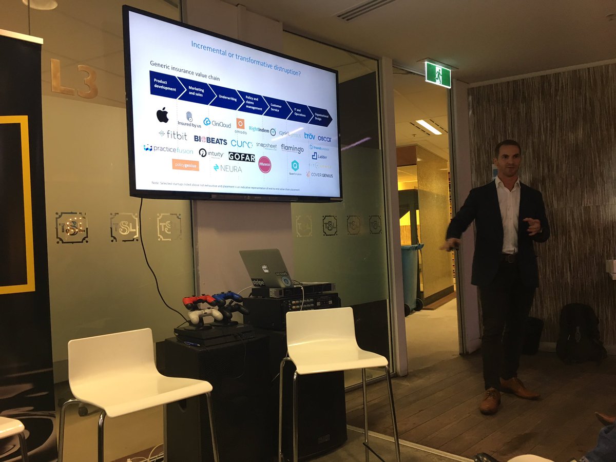 MikePagesyd's tweet photo. Insurance meet up underway - full house at #tankstreamlabs #insuretechsyd https://t.co/p2Tr7ki9Tg
