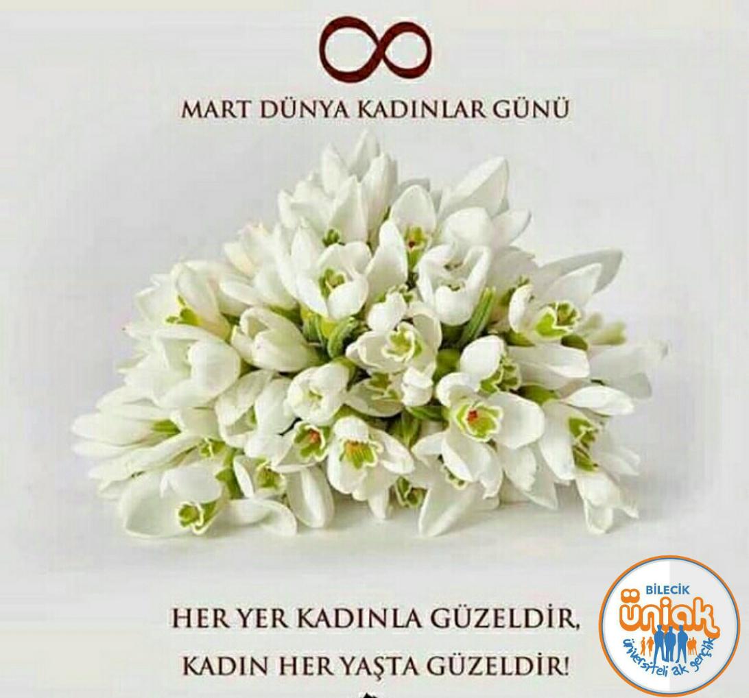 8 Mart Dünya Kadınlar Günü Kutlu Olsun.