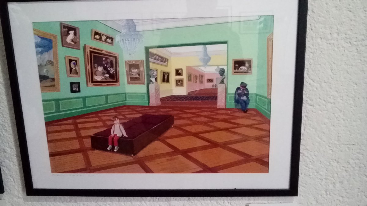 vivianeghesq's tweet photo. Prolongation de la belle expo de #maxducos au Musée d'Agen: Mille était une fois
Portraits d'élèves de CM1 à partir de portraits du musée. https://t.co/cdThhIjNGn