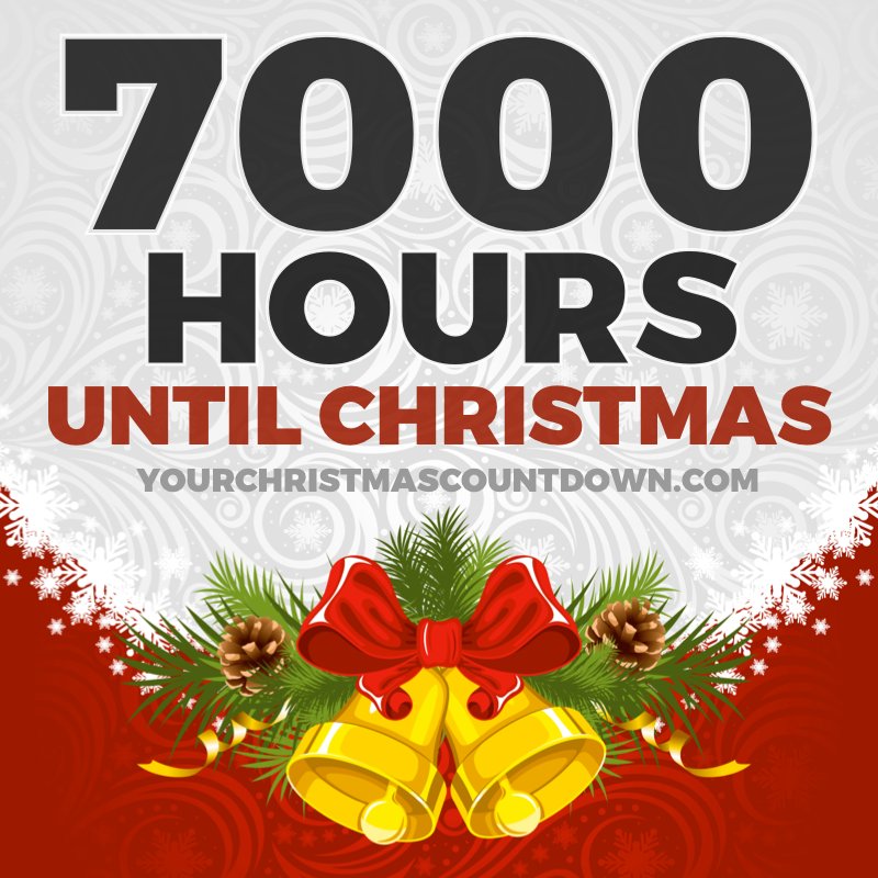 christmas_clock's tweet photo. 7000 HOURS UNTIL #CHRISTMAS! 🎄 🎅 💝
https://t.co/08kJVAWqc2 https://t.co/TXWflS5zGH
