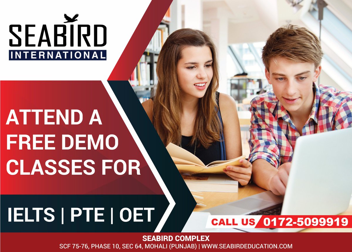seabird_1's tweet photo. No need to pay anything bcoz we are providing free #Demo_Classes for OET / IELTS / PTE at #Seabird_International !! https://t.co/0tP7TPIhOa