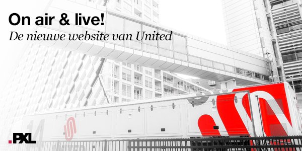 pxlwidgets's tweet photo. Een specialist in broadcasting op internationaal niveau. De nieuwe website van United is recent live gegaan! https://t.co/6m0Iyy9ANA https://t.co/zhmavSkm1E