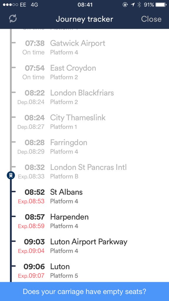 708fromhassocks's tweet photo. 8 Mar 2017: 2 mins late. https://t.co/mwKPblq3vM