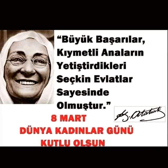 dünya kadınlar gününüz kutlu olsun