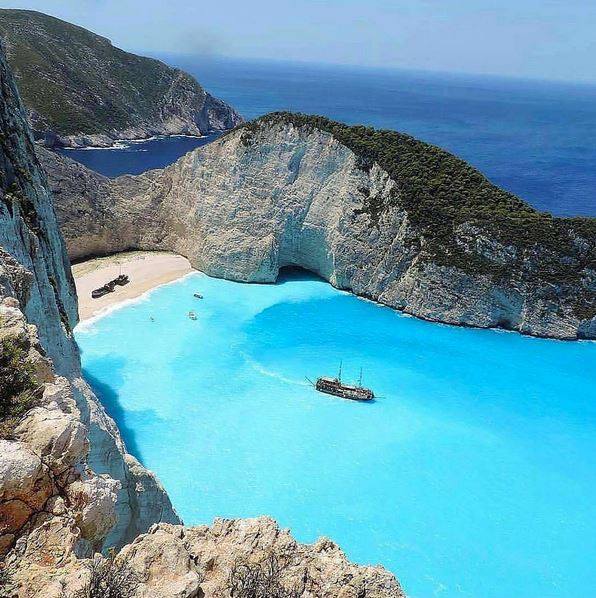 Found our spot for the summer 😍 #Zante #Greece #Travel