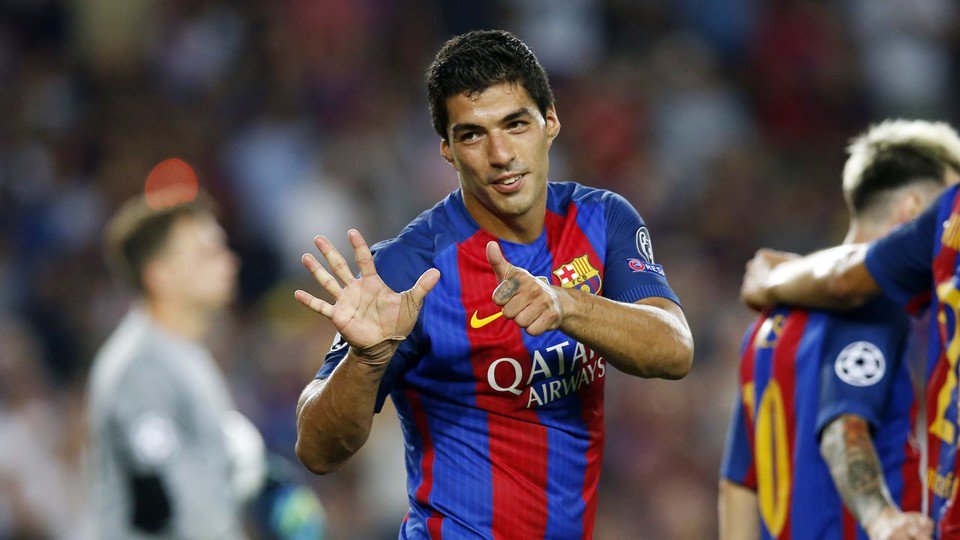 fcbarcelona_fra's tweet photo. 🔴🔵🔊 @LuisSuarez9 : "Une occasion en or de montrer ce qu'est le Barça" https://t.co/Q7KEo9e6eL #FCBPSG #UCL https://t.co/isDqCwvZmW