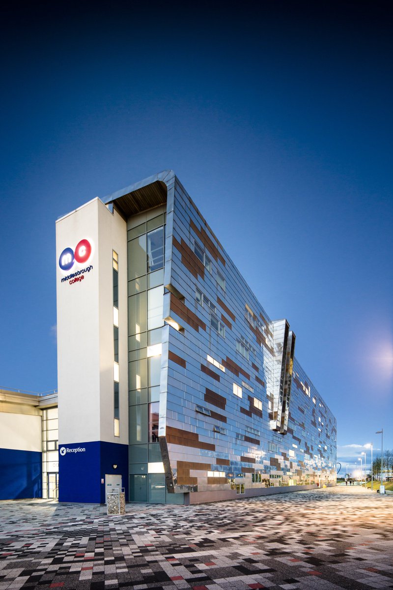 bondbryan's tweet photo. #BBA30: @mbrocollege STEM centre combines high quality practical environments with a distinctive architectural approach. https://t.co/5cJYRpB3Ba