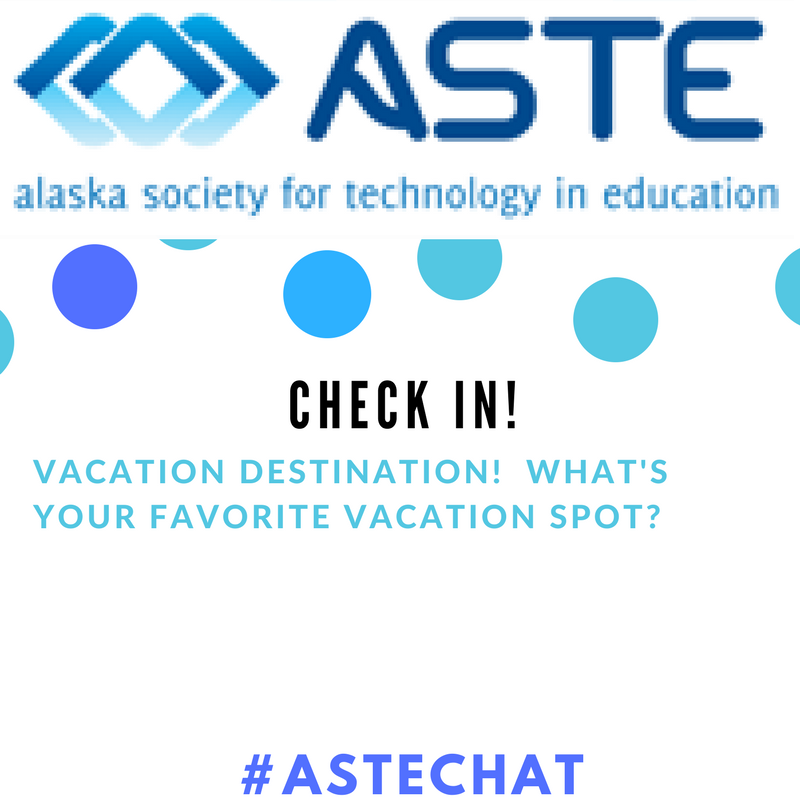 ASTE_CCnetwork's tweet photo. #astechat Check-in with your favorite vacation spot. https://t.co/cBqbHtThfd
