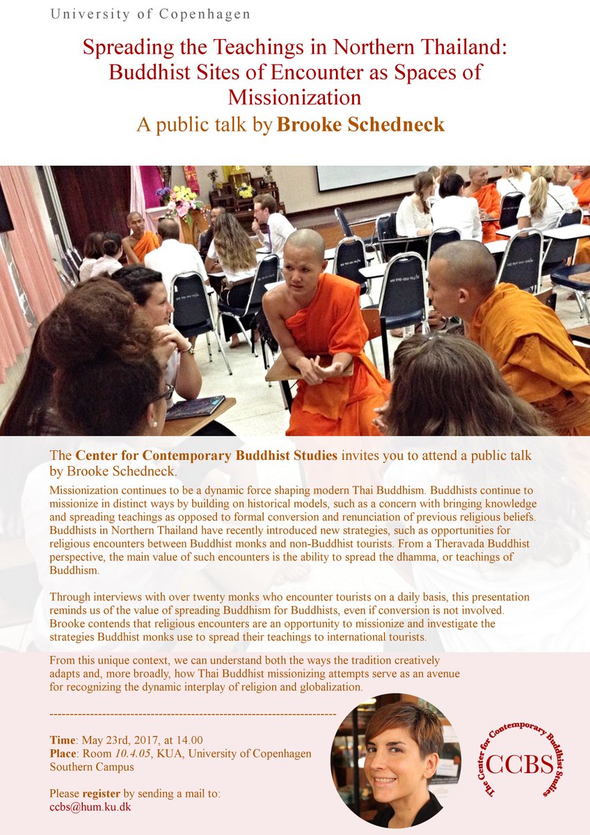 bbb_studies's tweet photo. Public #ccbs talk by Brooke Schedneck at #ucph – 23/5-2017. Read more: https://t.co/fVxBmVXii0 - Please register by emailing: ccbs@hum.ku.dk https://t.co/9micnYKKxx