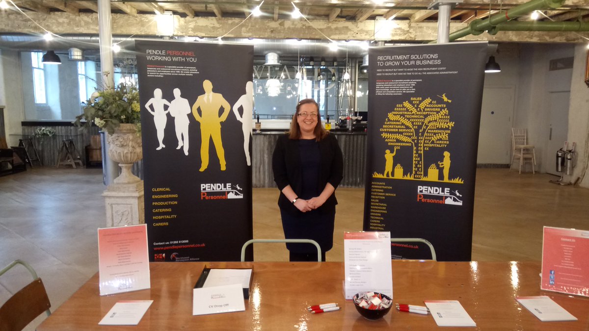 PendlePersonnel's tweet photo. We're @ @LancsJobcentre jobs fair in #clitheroe this morning. Meet with Nick or Clare to find out how we can help you, grab a chocolate too! https://t.co/VW3Uq3aj9S