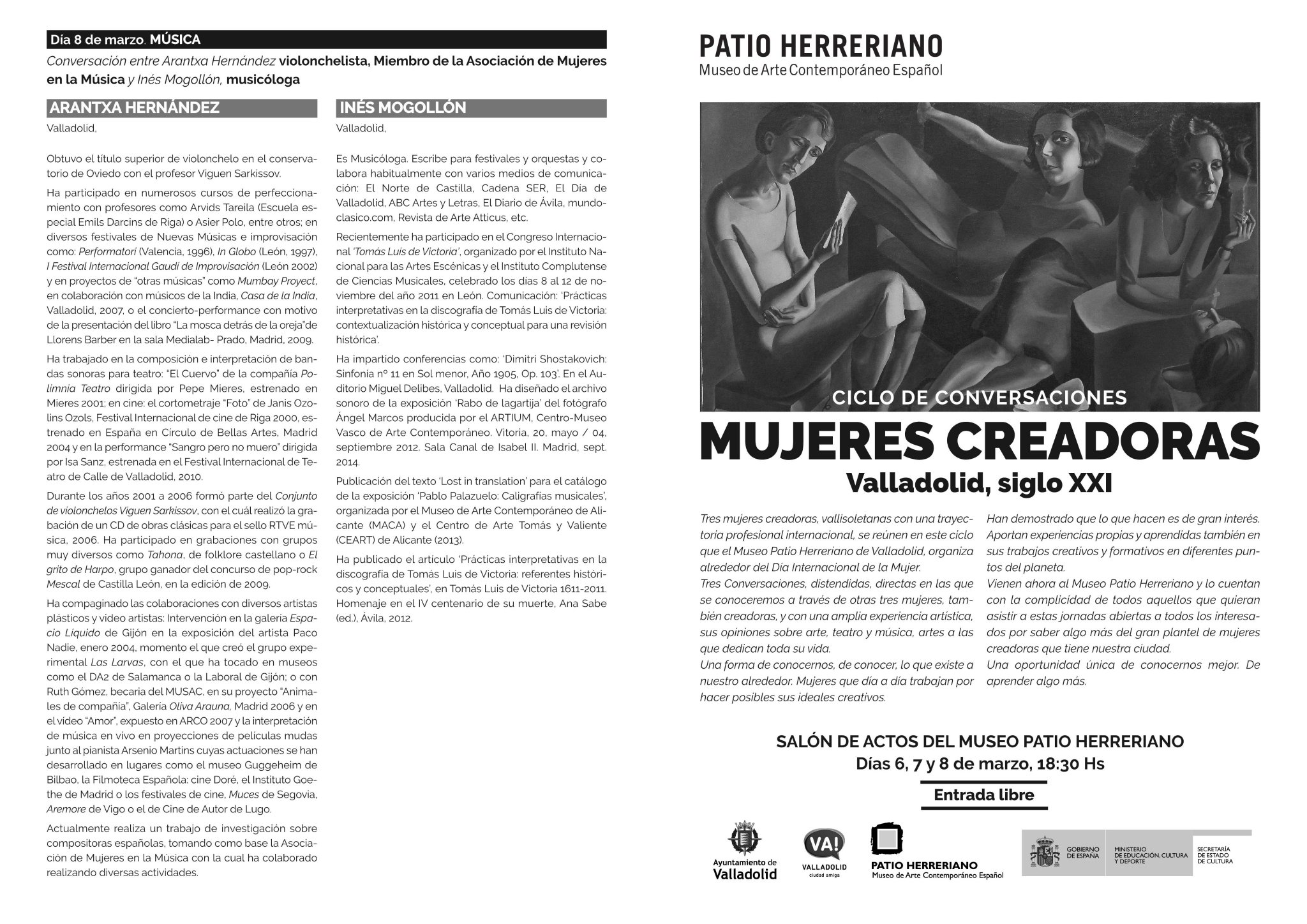 Patio Herreriano on Twitter "Hoy a las 1830 seguimos corvensando