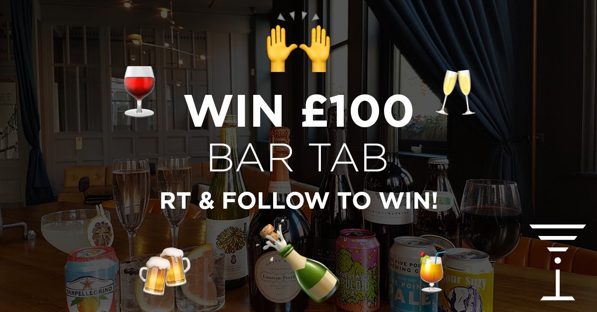 WIN £100 BAR TAB! 👊🥂

RT &amp; Follow to win. Winners drawn on 17/03/17

<a href="/cottonopolisNQ/">Cottonopolis F&L</a> <a href="/affleckandbrown/">Affleck & Brown</a>

#GiveAway #Freebie #Manchester #Tabb